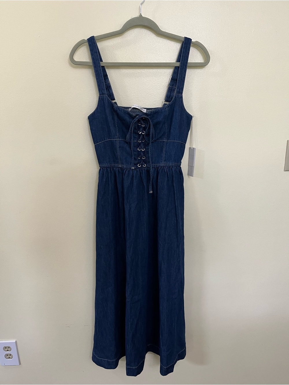 NEW Altar’d State Denim Midi Dress Size XS and Small Available NWT - Picture 7 of 10